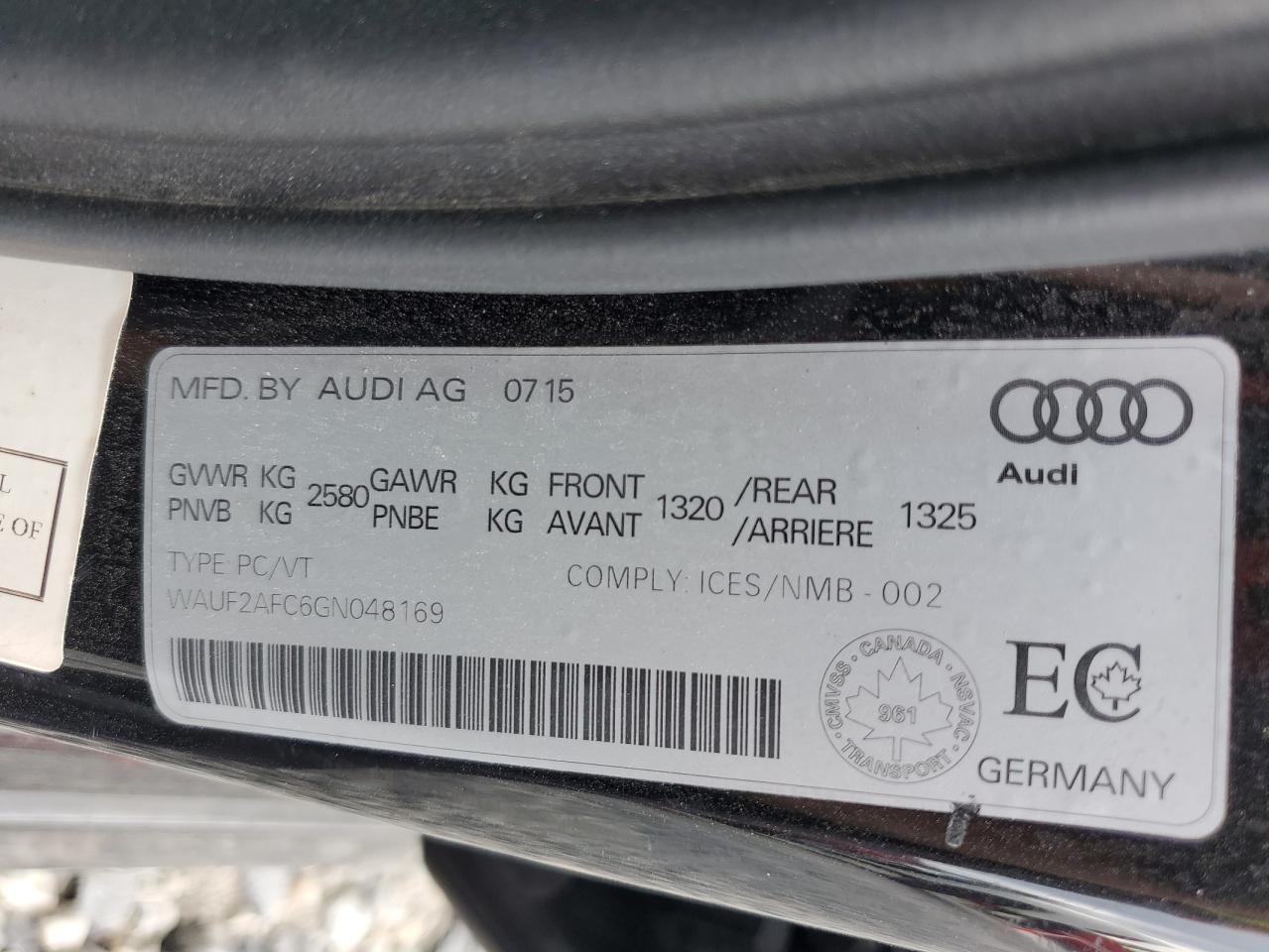2016 Audi S6 Premium Plus