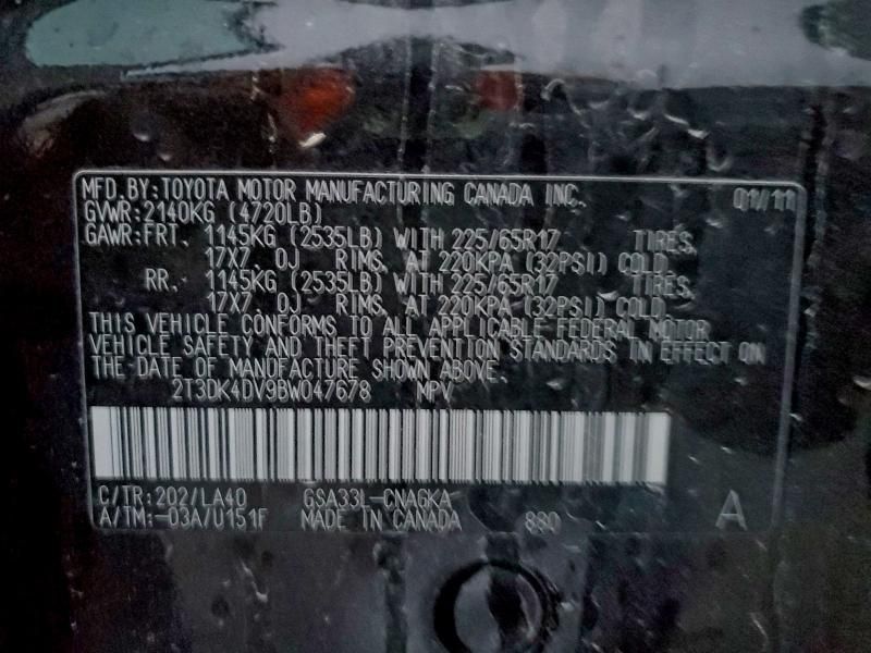 2011 Toyota Rav4 Limited