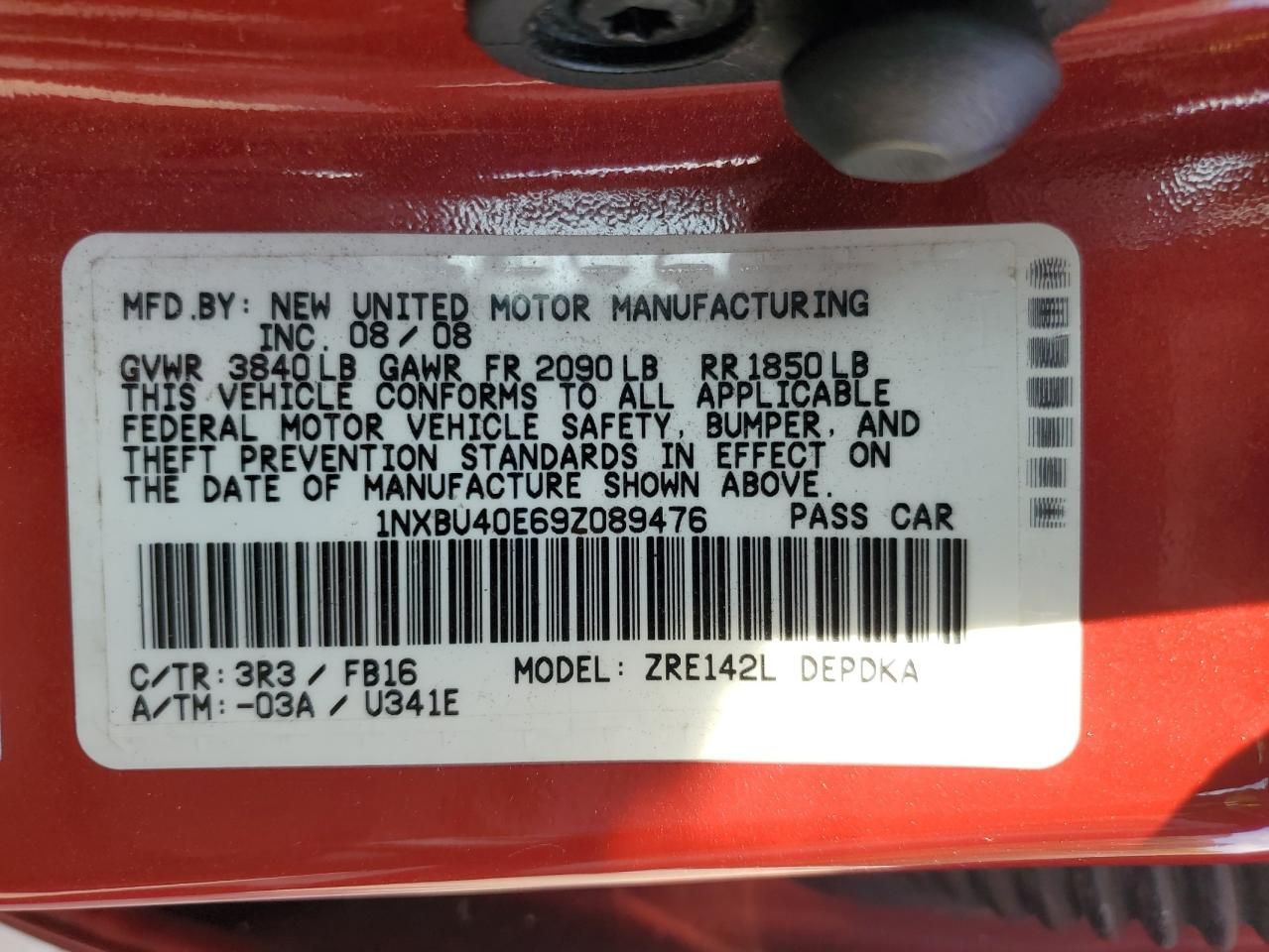 2009 Toyota Corolla Base