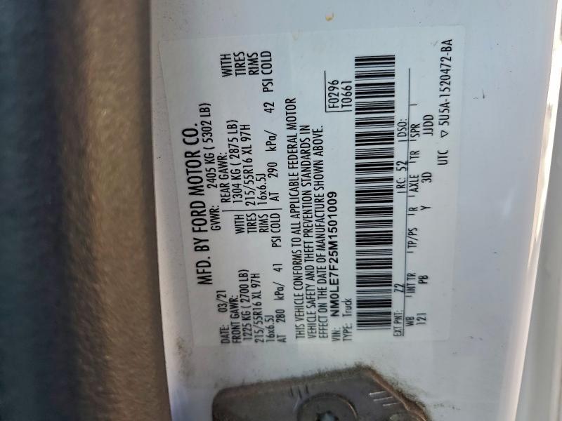 2021 Ford Transit Connect xlt
