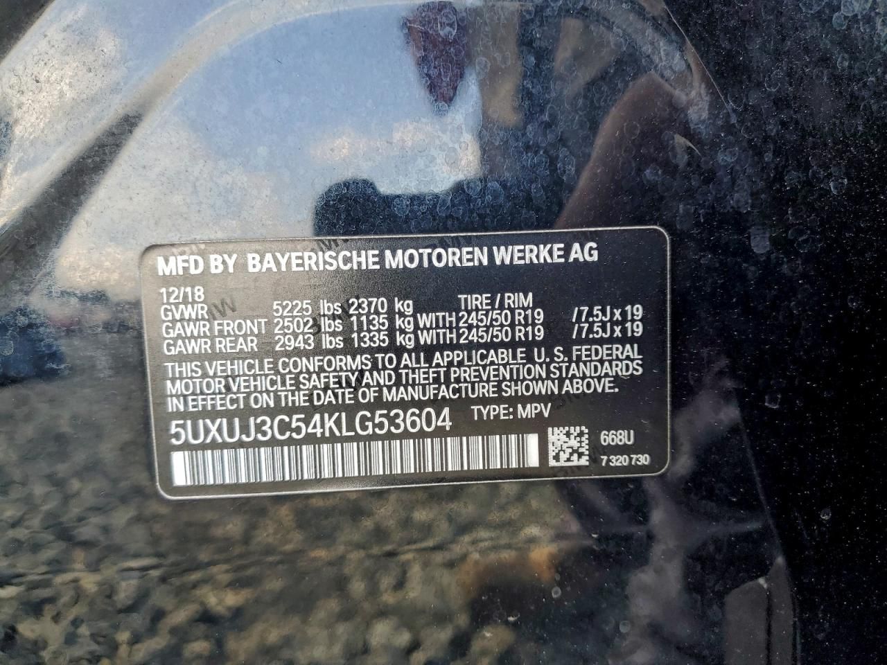 2019 BMW X4 Xdrive30i