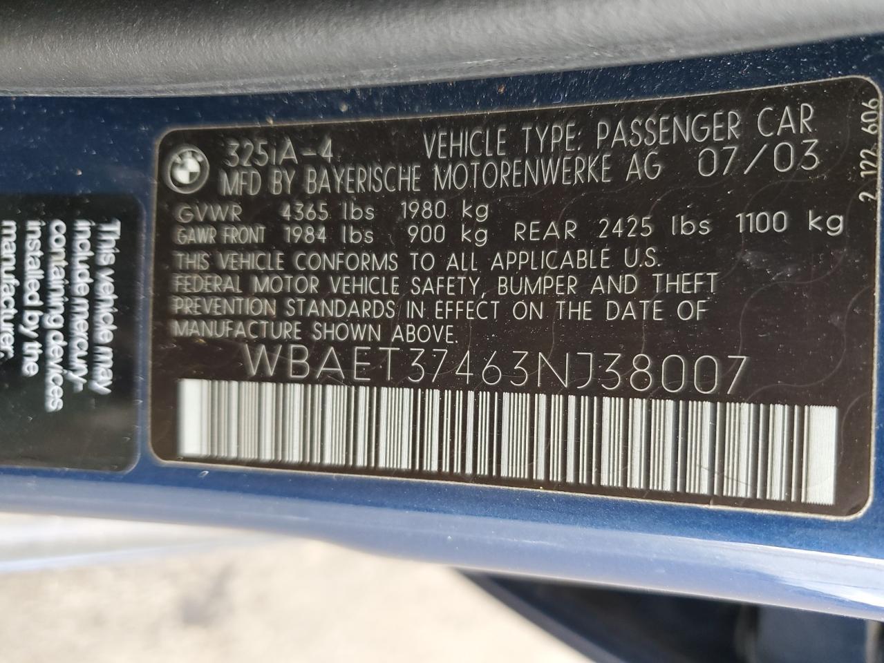 2003 BMW 3 Series