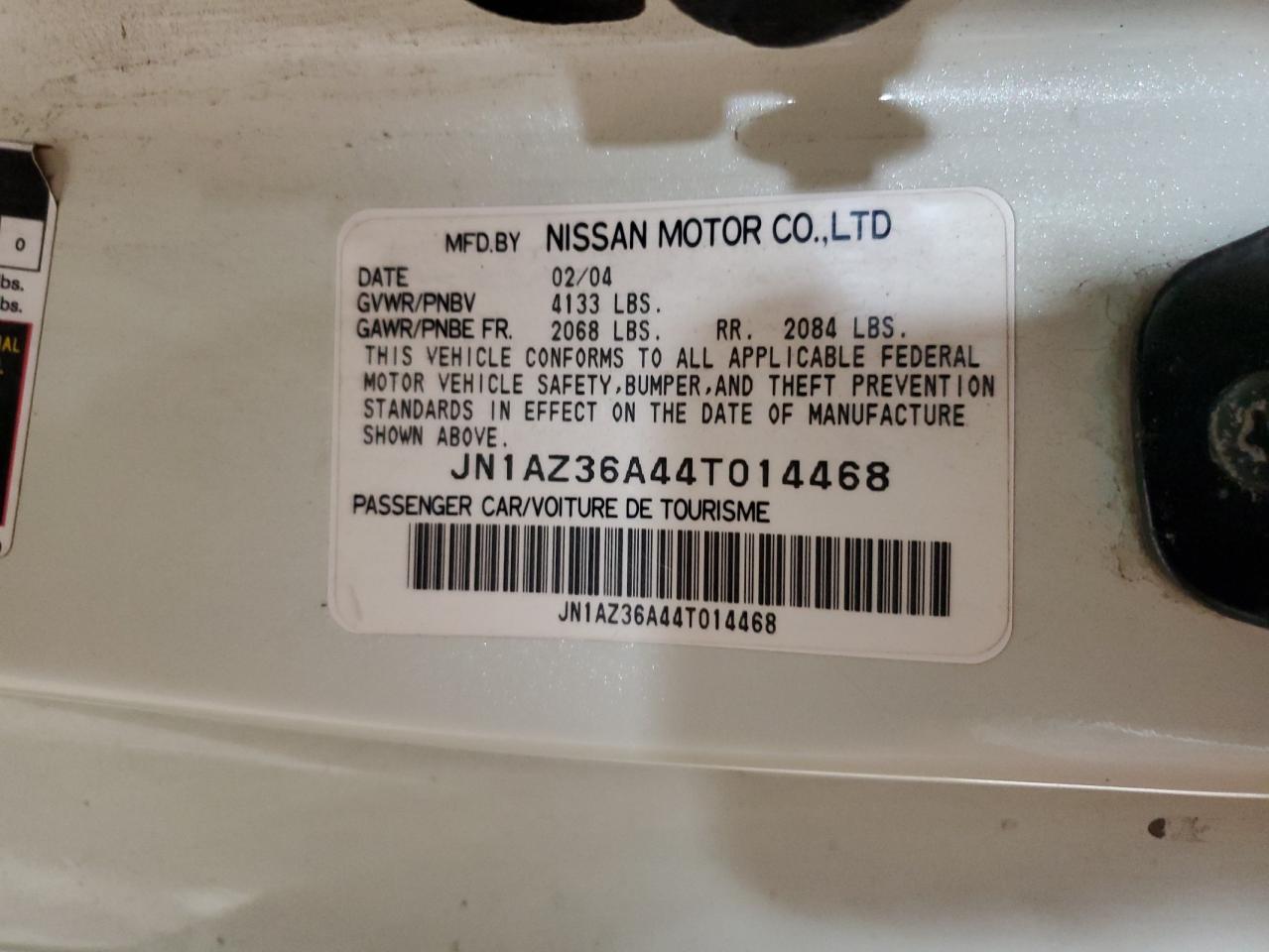 2004 Niss 350z