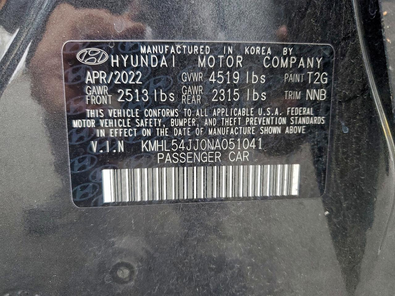 2022 Hyundai Sonata