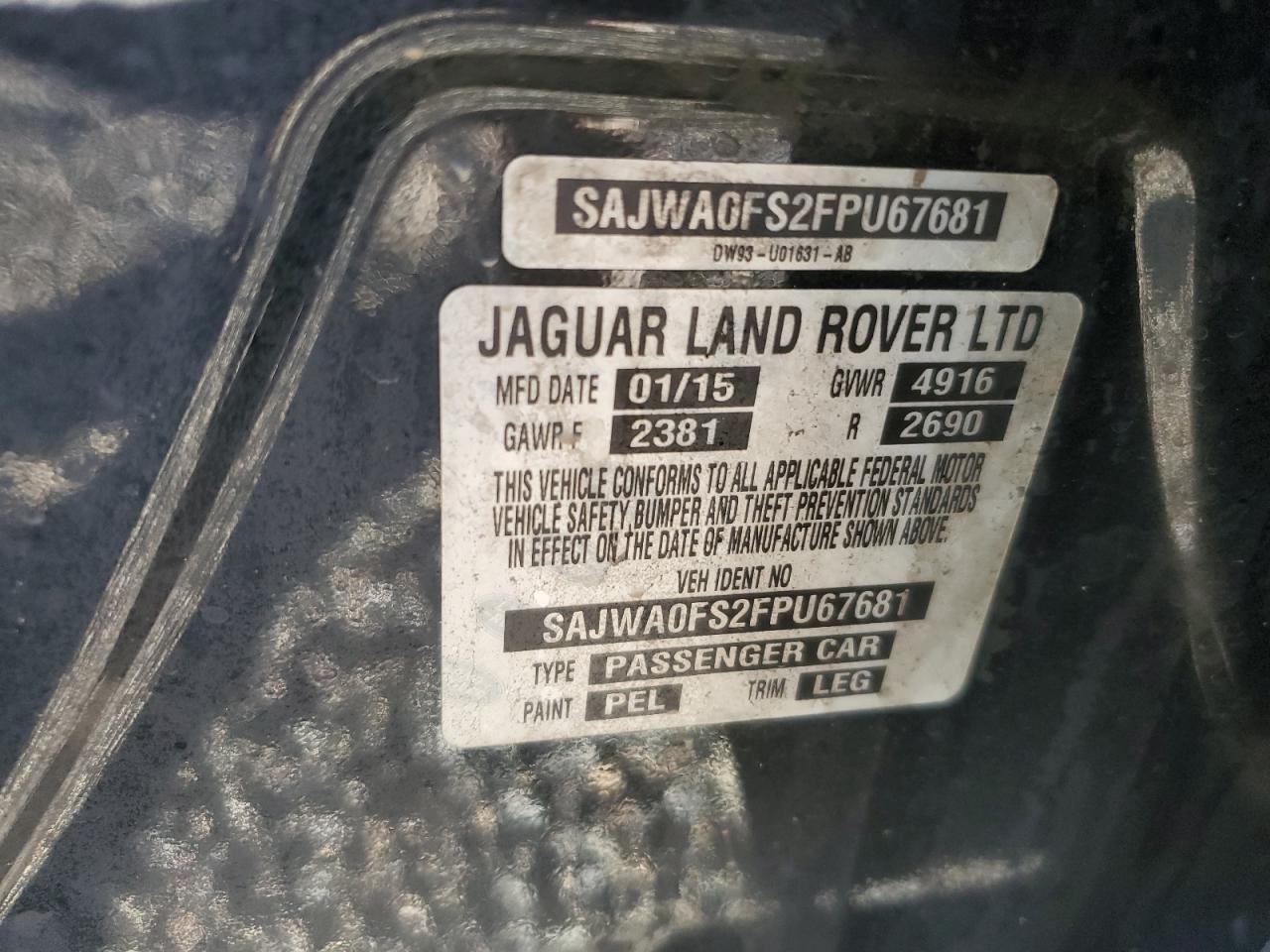 2015 Jaguar Xf 2.0t Premium