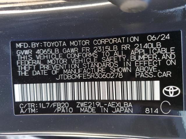 2024 Toyota Corolla le