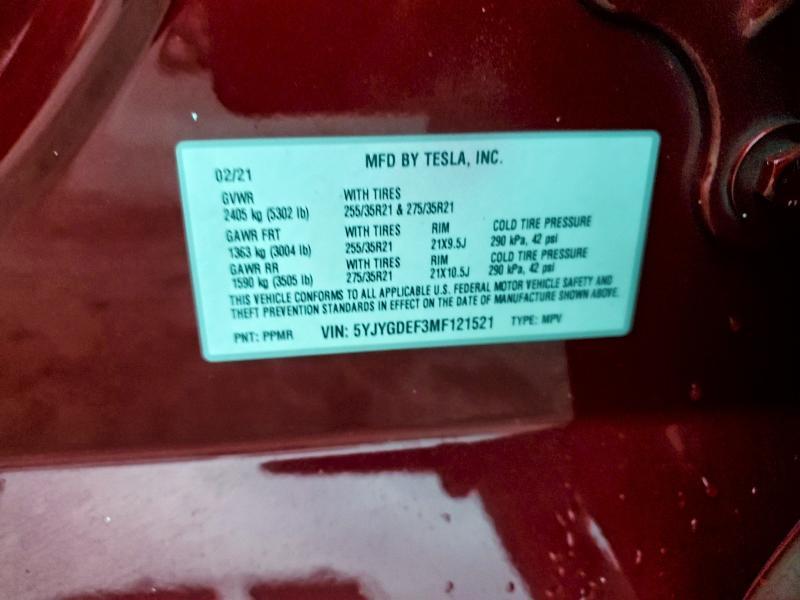 2021 Tesla Model y
