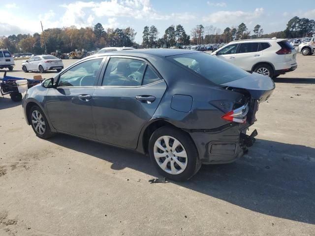 2016 Toyota Corolla l