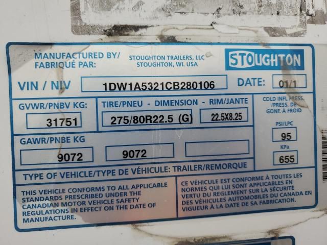 2015 Stoughton DRY Van Trailer