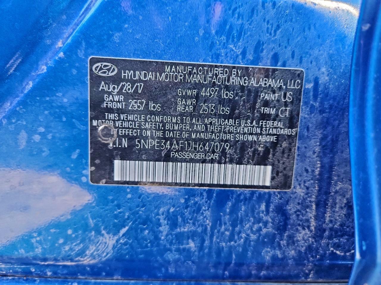 2018 Hyundai Sonata Sport