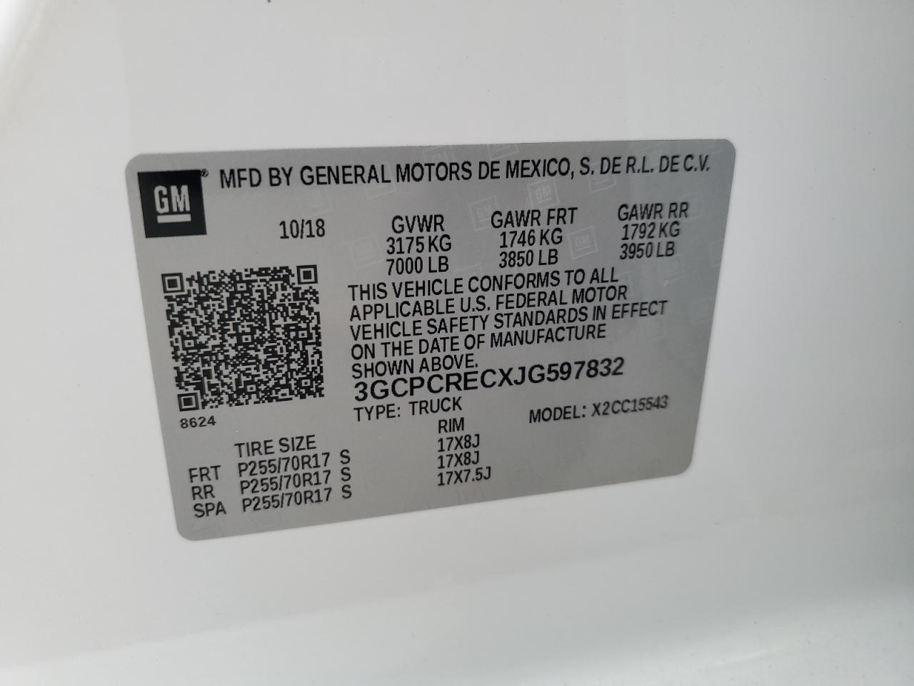 2018 Chevrolet Silverado C1500 lt