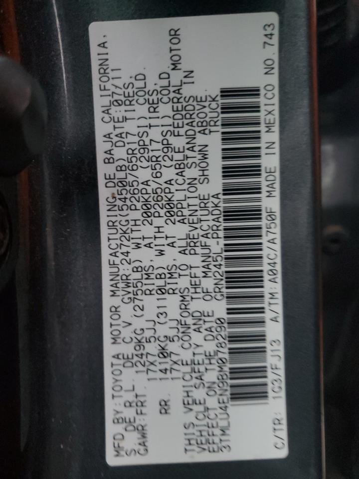 2011 Toyota Tacoma V6