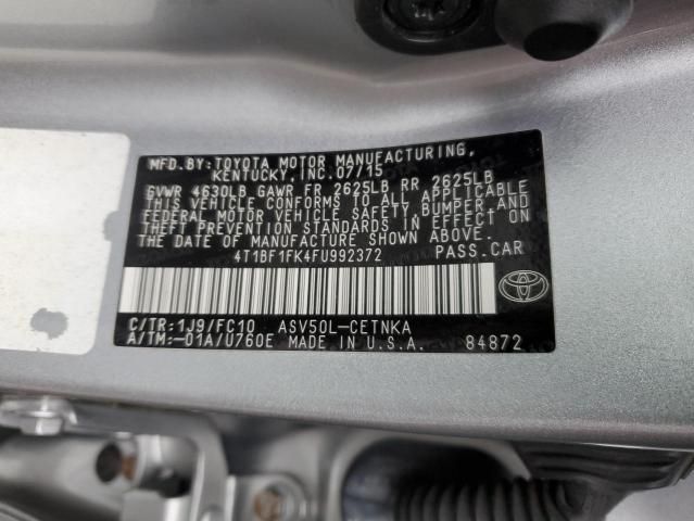 2015 Toyota Camry le