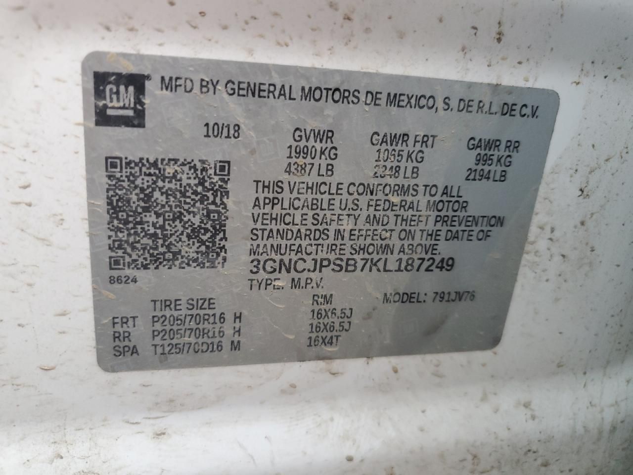 2019 Chevrolet Trax 1LT