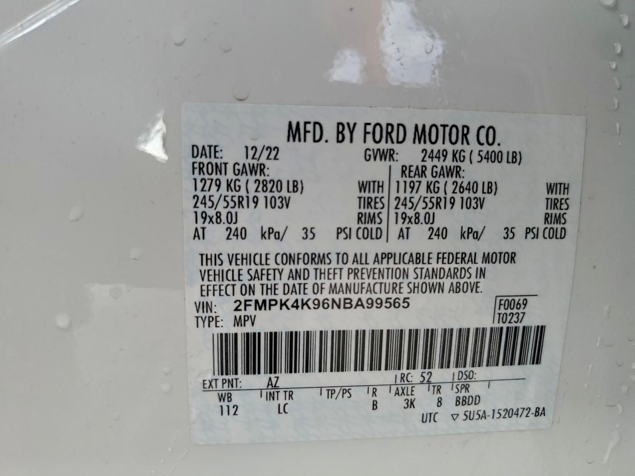 2022 Ford Edge Titanium