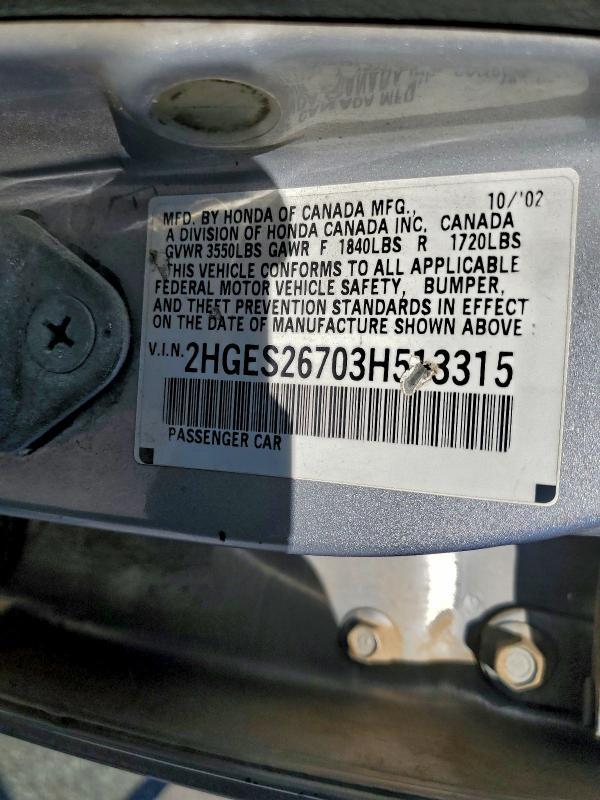2003 Honda Civic ex