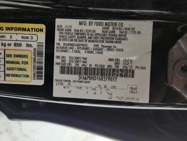 2016 Ford Fusion se