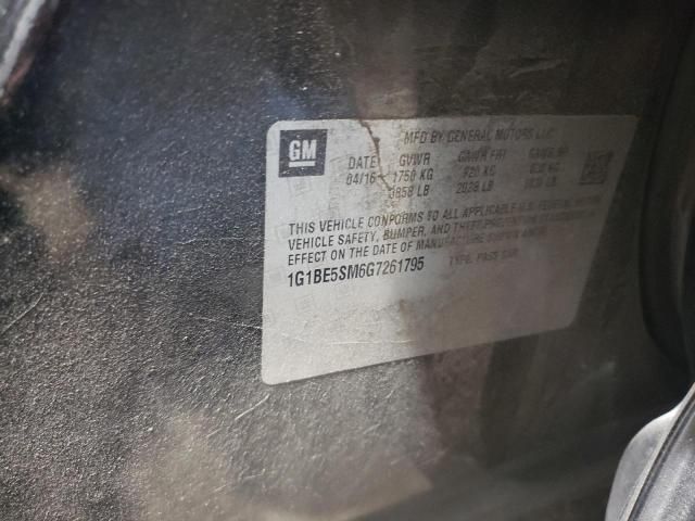 2016 Chevrolet Cruze lt