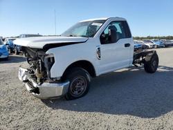 Ford salvage cars for sale: 2021 Ford F250 Super Duty Truck cab and Chassis