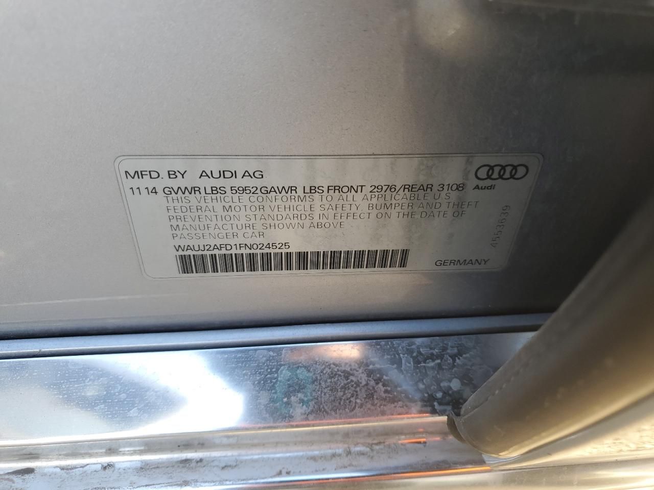 2015 Audi A8 Quattro