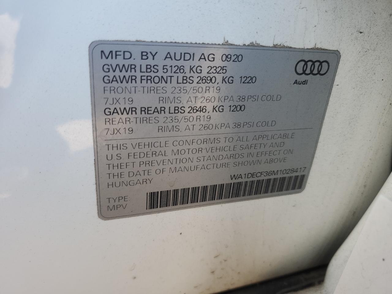 2021 Audi Q3 Premium s Line 45