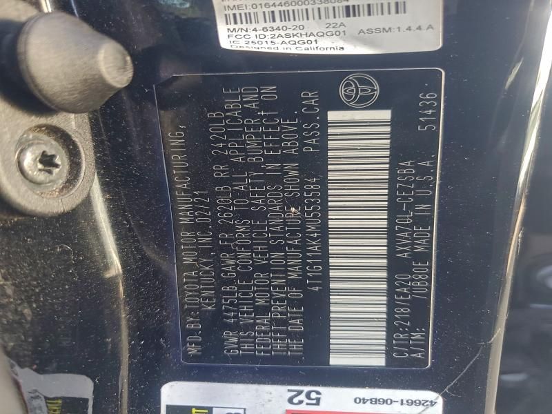 2021 Toyota Camry se