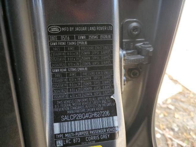 2016 Land Rover Discovery Sport se