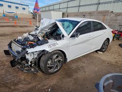 Hyundai Elantra salvage cars for sale: 2025 Hyundai Elantra Blue