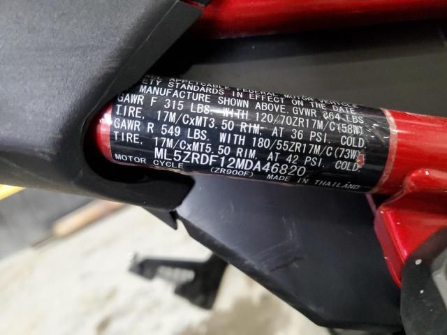 2021 Kawasaki Zr900 f