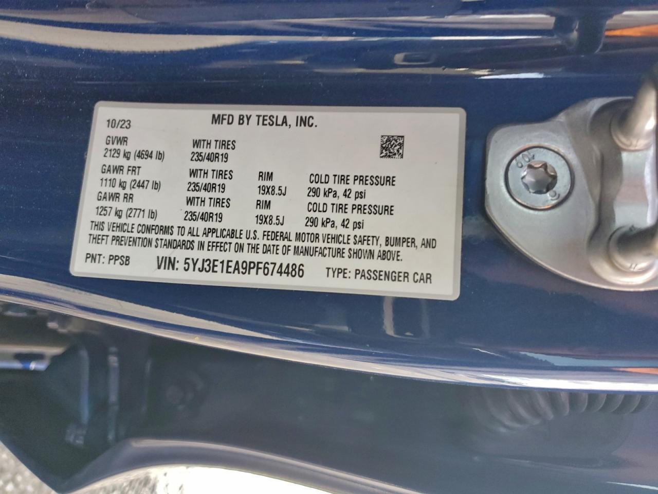 2023 Tesla Model 3
