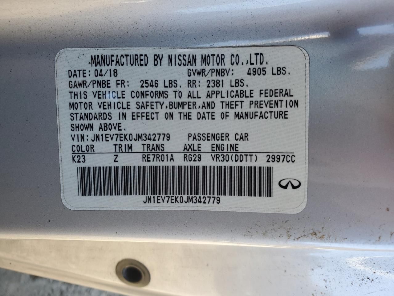 2018 Infiniti Q60 Luxe 300