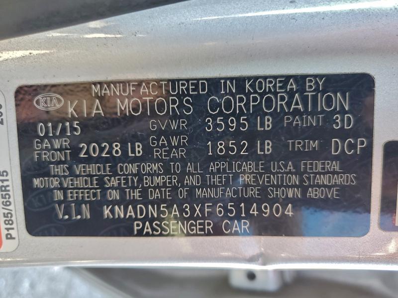 2015 KIA Rio ex