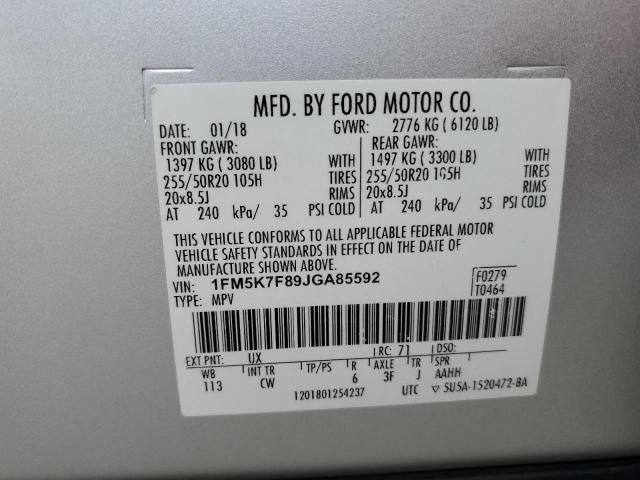 2018 Ford Explorer Limited