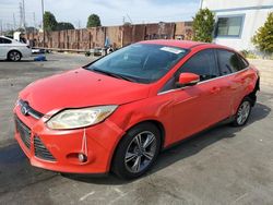 Ford Focus salvage cars for sale: 2012 Ford Focus sel