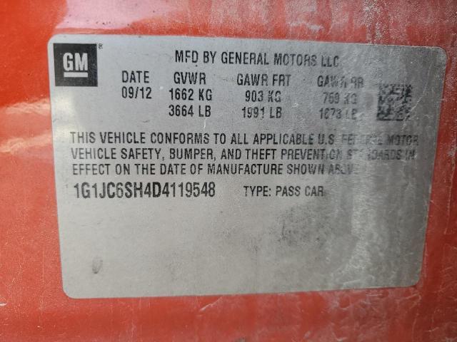 2013 Chevrolet Sonic lt