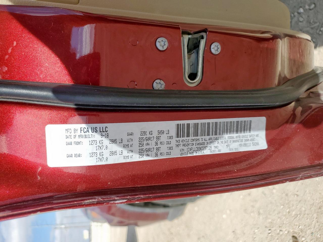 2019 Jeep Cherokee Latitude