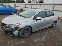 Vehiculos salvage en venta de Copart Finksburg, MD: 2016 Chevrolet Cruze ls