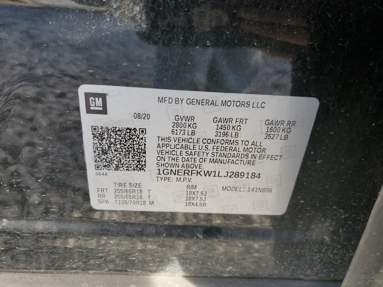 2020 Chevrolet Traverse ls