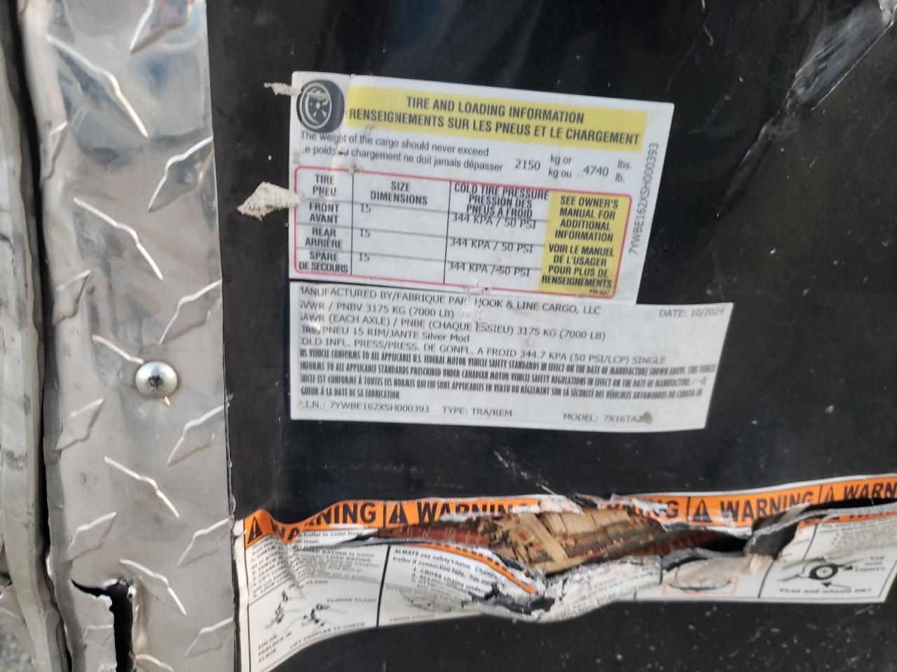 2025 Hook & Line Cargo 16 Enclosed