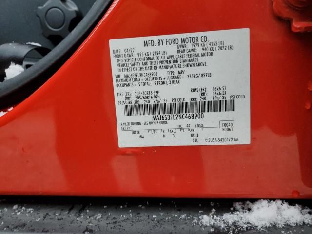 2022 Ford 2022 Chev Ford Ecosport red