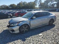 Honda salvage cars for sale: 2017 Honda Accord Sport