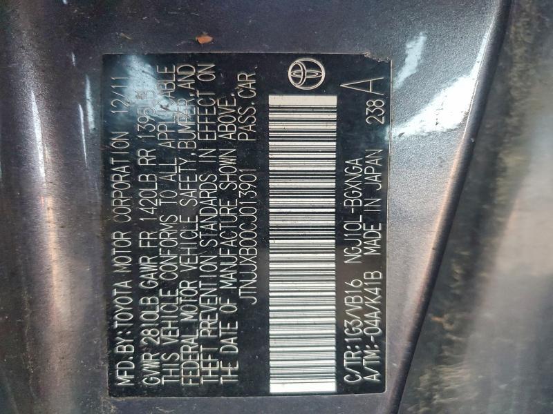 2012 Scion Iq Base
