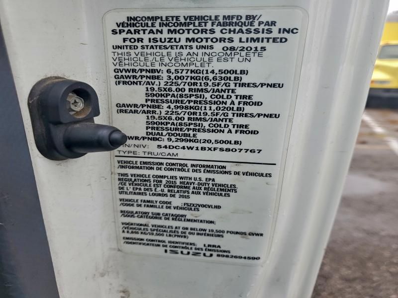 2015 Isuzu NPR HD Refuse Truck