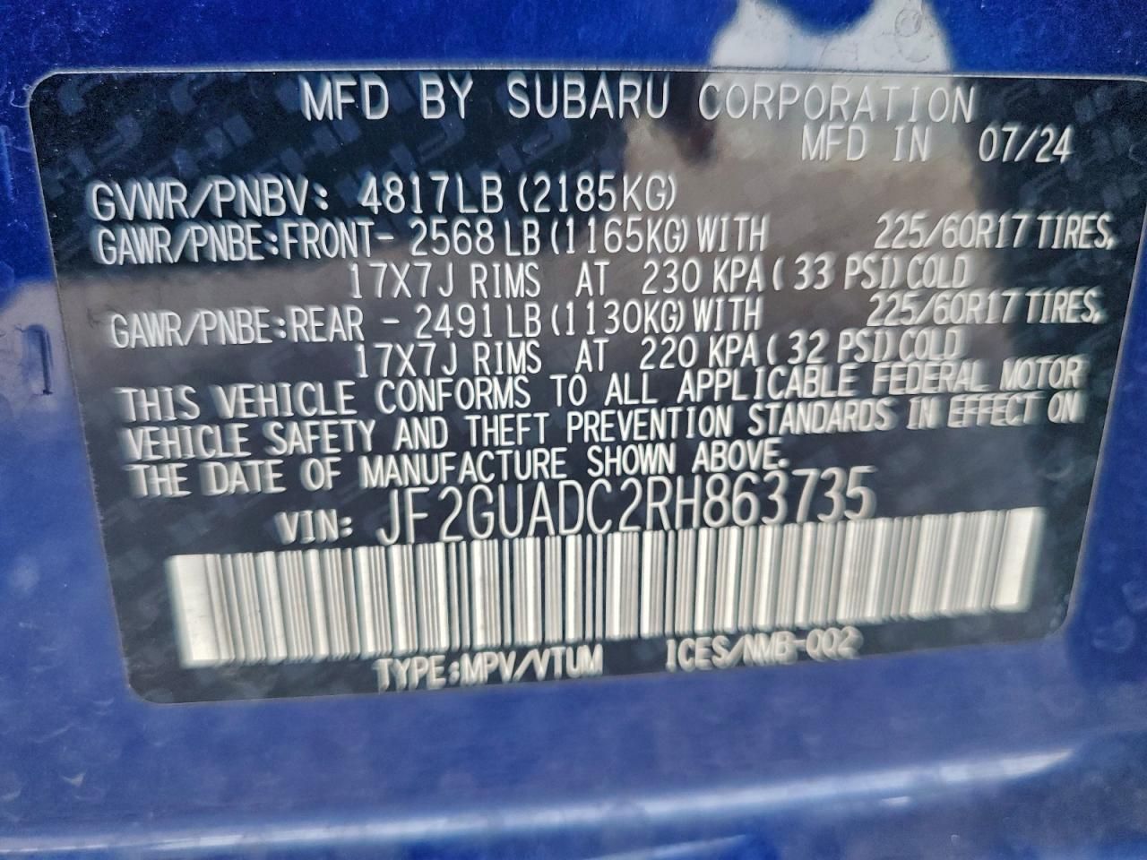 2024 Subaru Crosstrek Premium