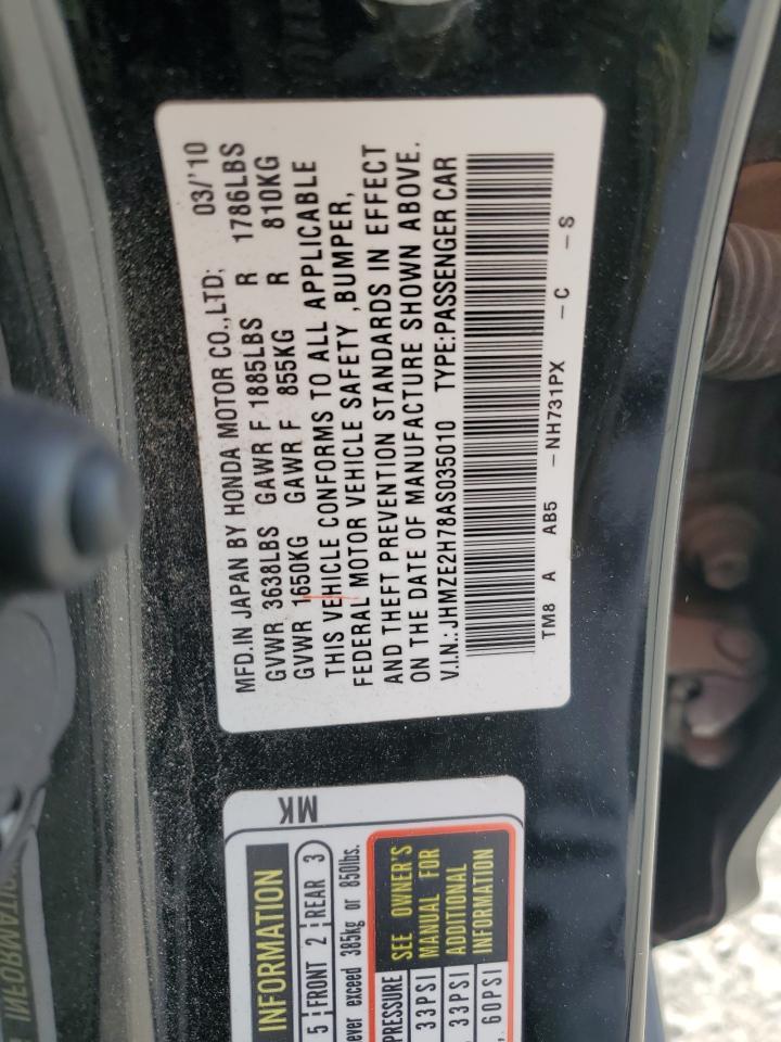 2010 Honda Insight ex
