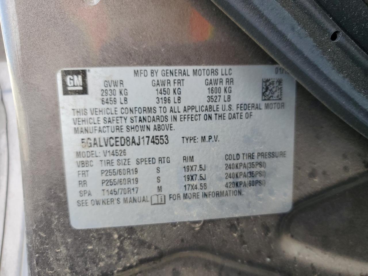 2010 Buick Enclave cxl