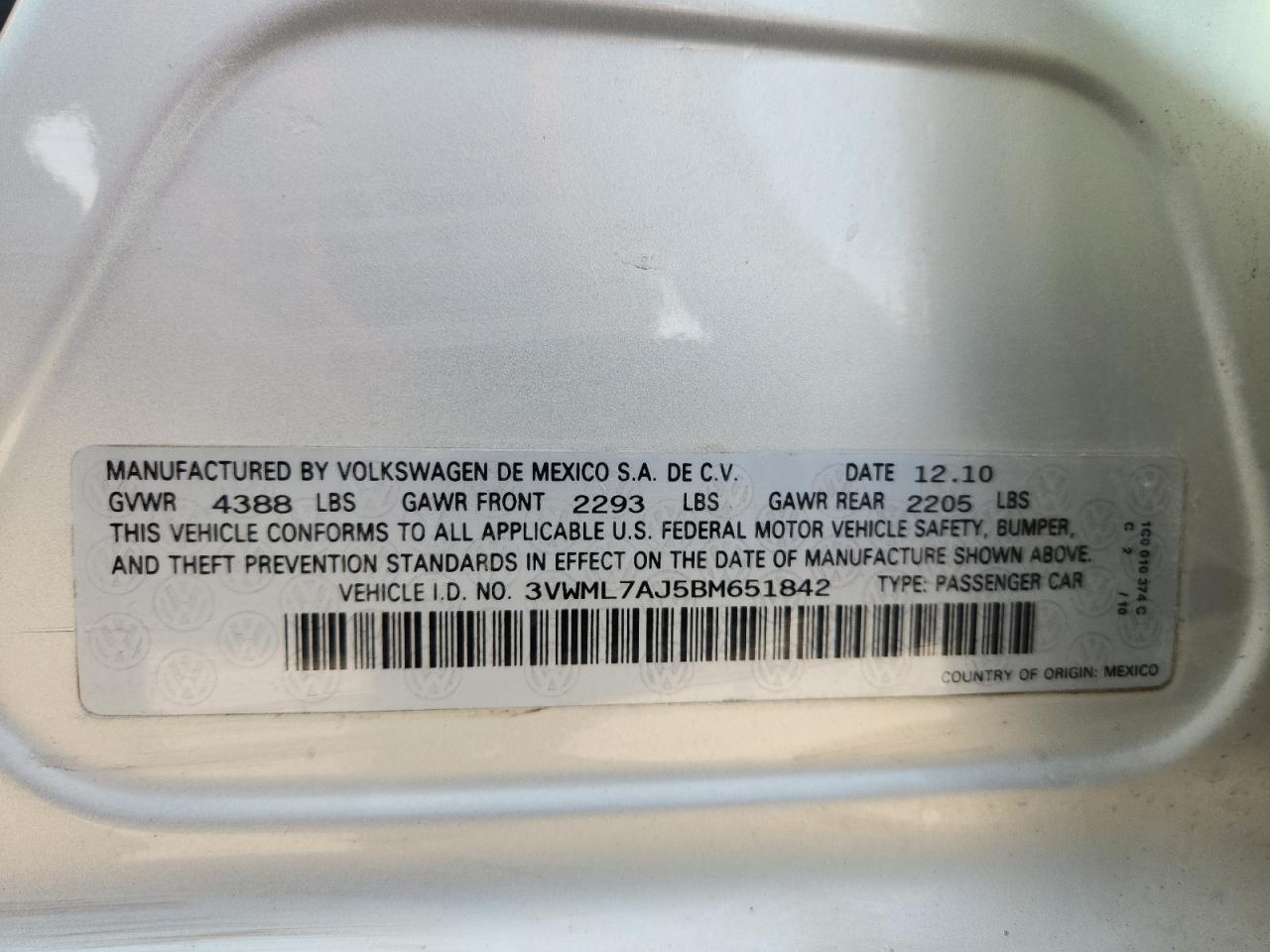 2011 Volkswagen Jetta tdi