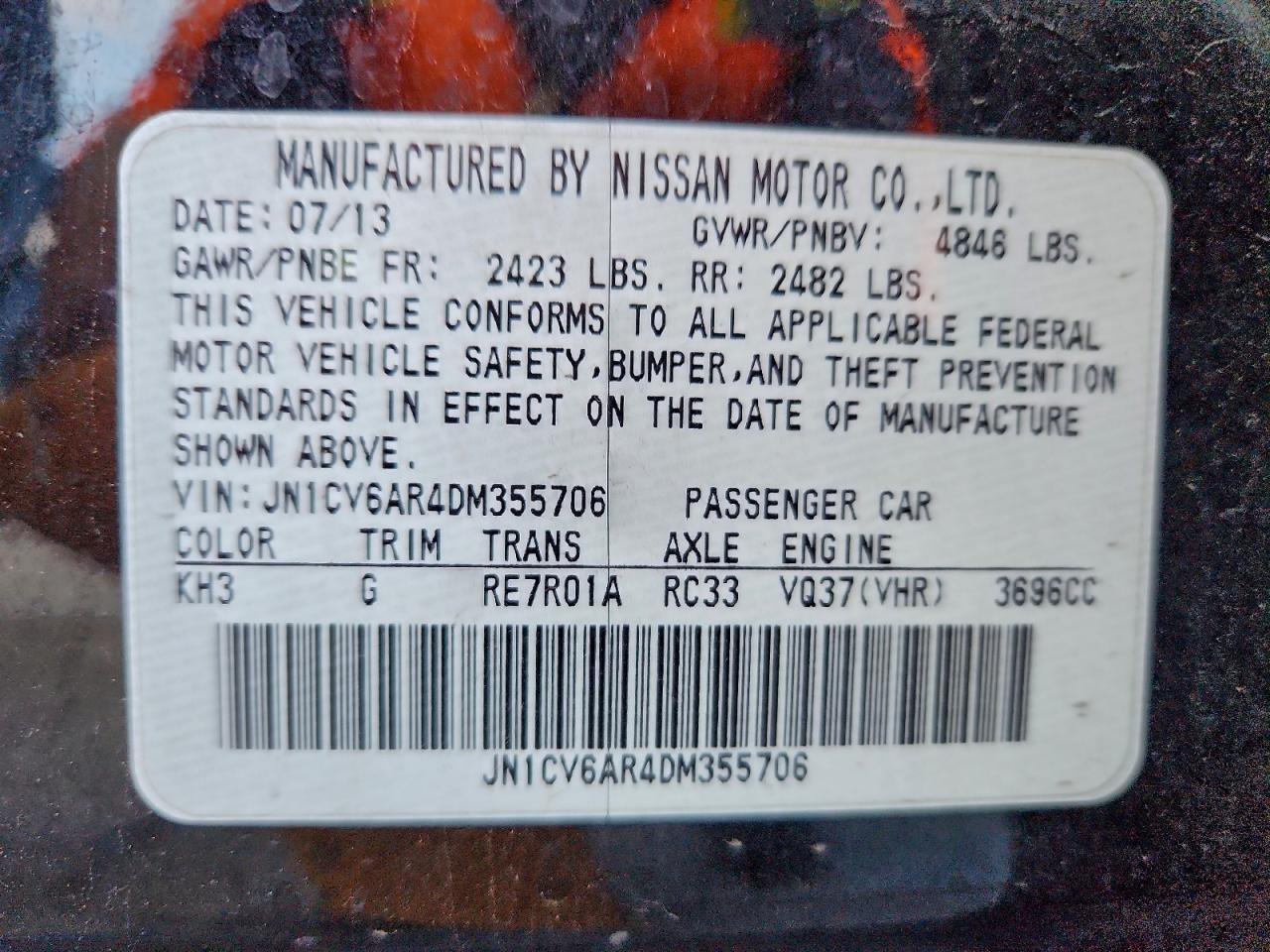2013 Infiniti G37