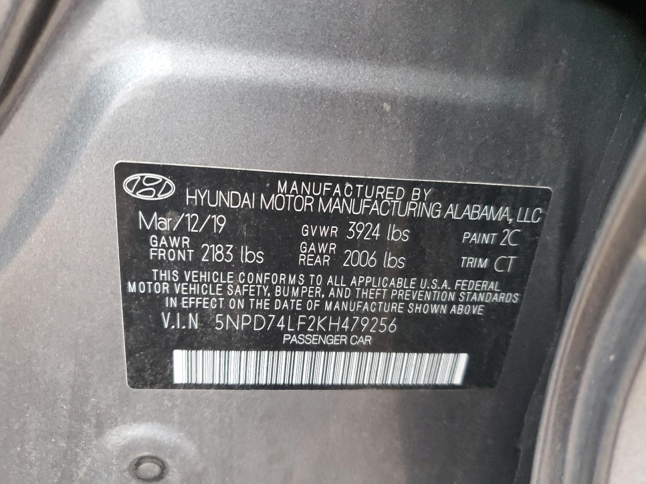 2019 Hyundai Elantra se