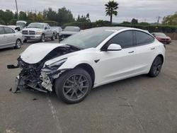 Salvage cars for sale from Copart San Martin, CA: 2022 Tesla Model 3